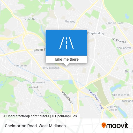 Chelmorton Road map