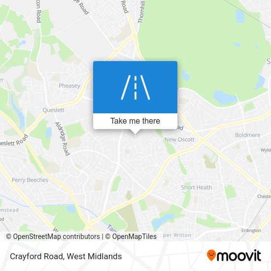 Crayford Road map