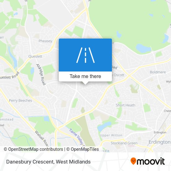 Danesbury Crescent map