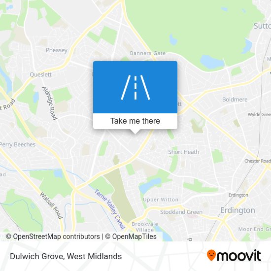 Dulwich Grove map