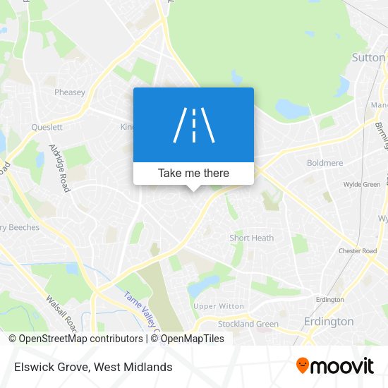 Elswick Grove map