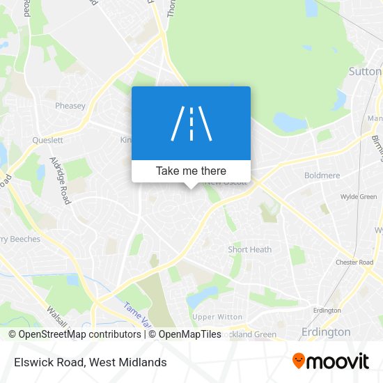 Elswick Road map