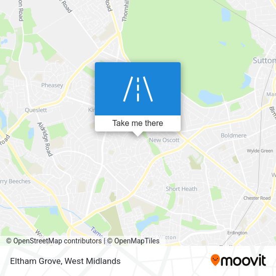 Eltham Grove map