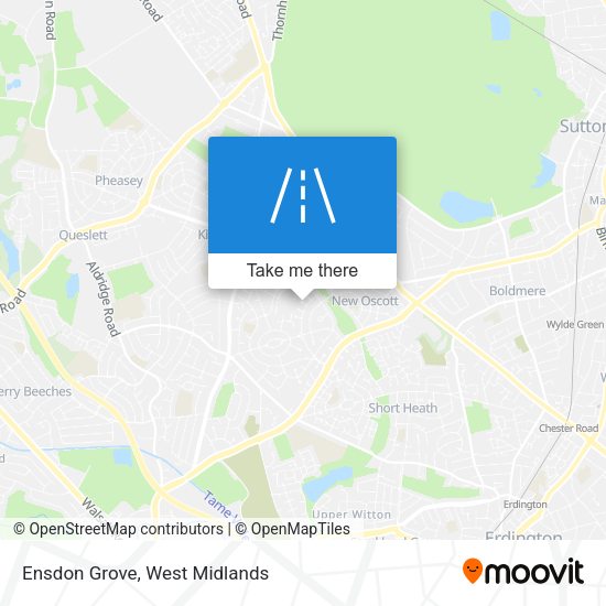 Ensdon Grove map