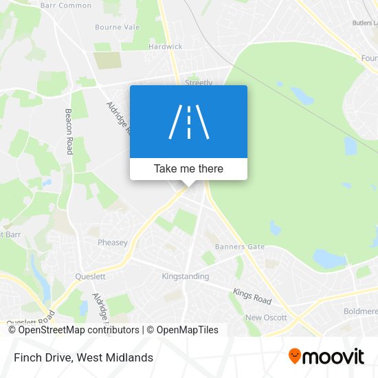Finch Drive map