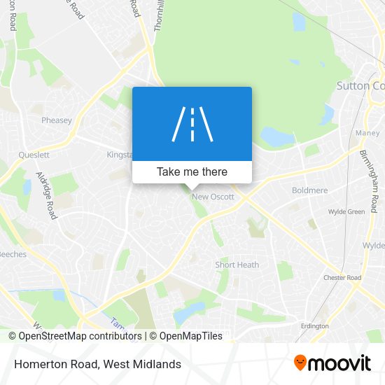 Homerton Road map