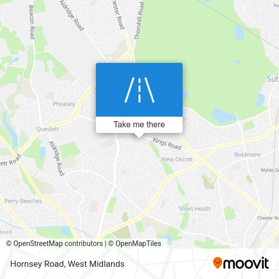 Hornsey Road map