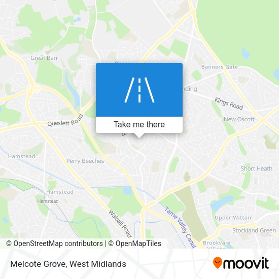 Melcote Grove map