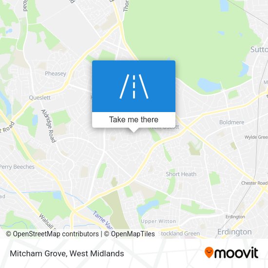 Mitcham Grove map