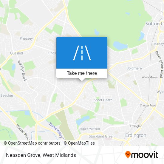 Neasden Grove map