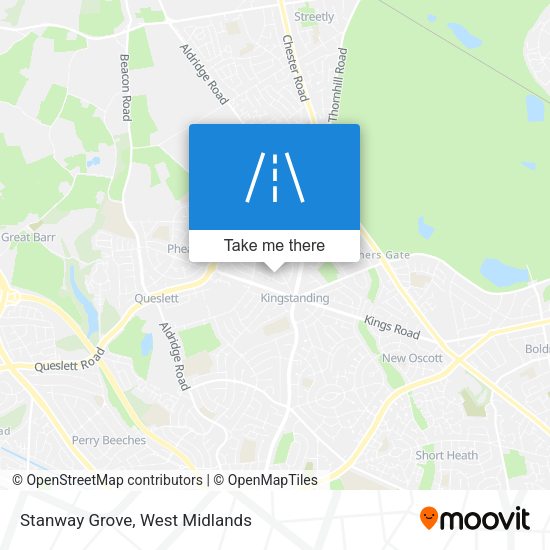 Stanway Grove map