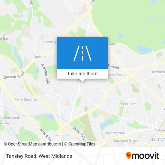 Tansley Road map