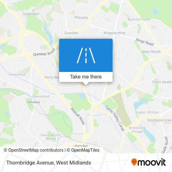 Thornbridge Avenue map
