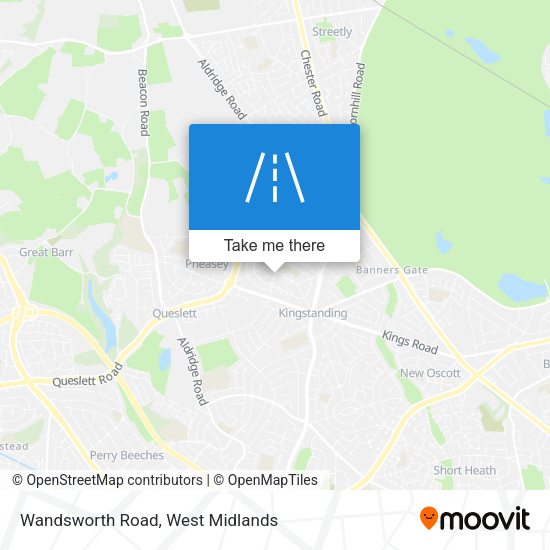 Wandsworth Road map