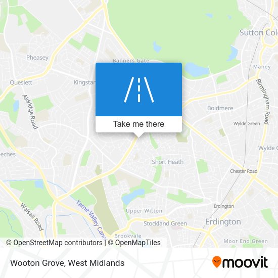 Wooton Grove map