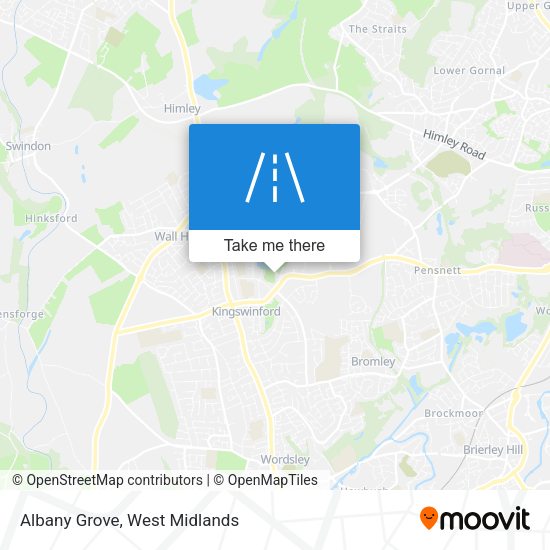 Albany Grove map