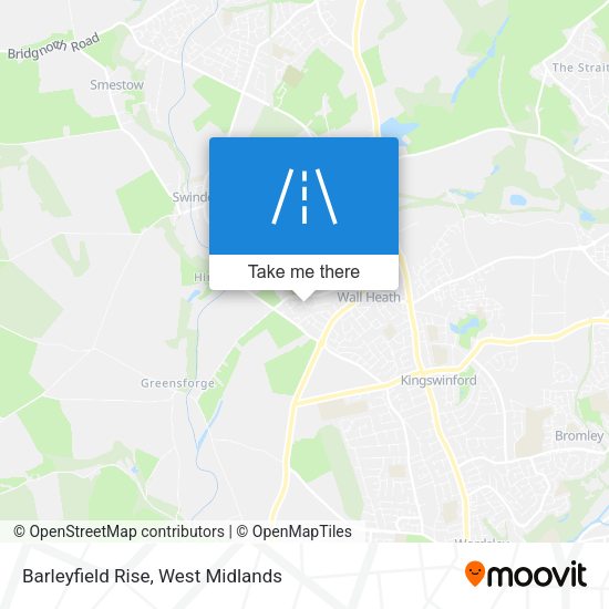Barleyfield Rise map