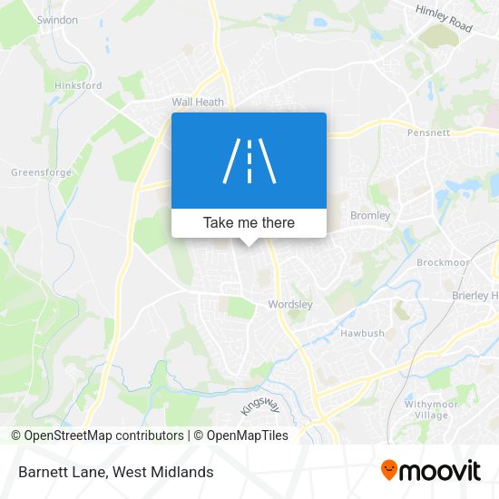Barnett Lane map
