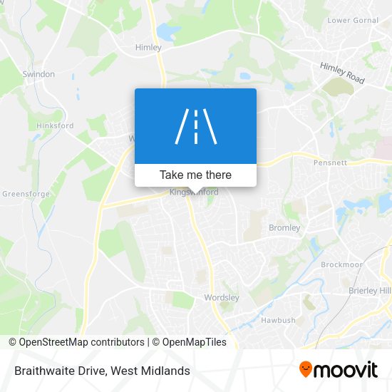 Braithwaite Drive map