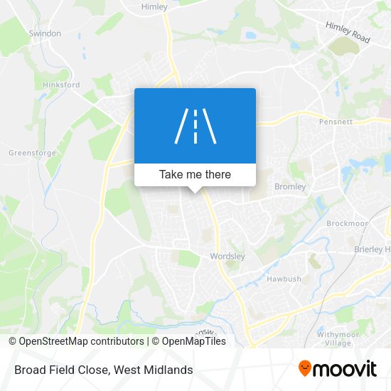 Broad Field Close map