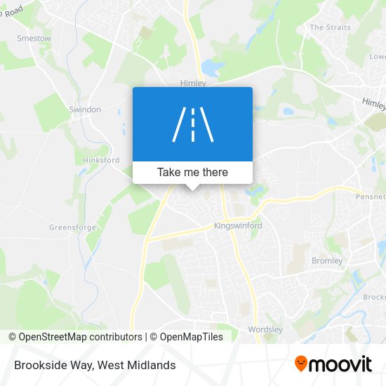 Brookside Way map