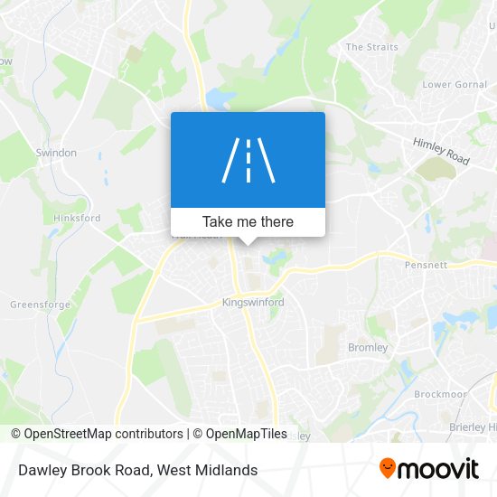 Dawley Brook Road map