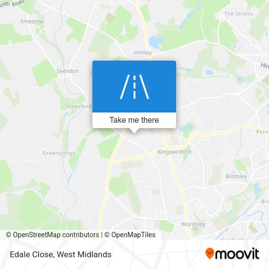 Edale Close map