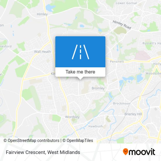 Fairview Crescent map