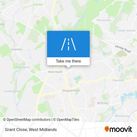 Grant Close map