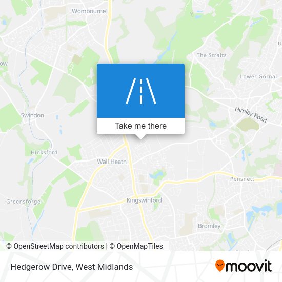 Hedgerow Drive map