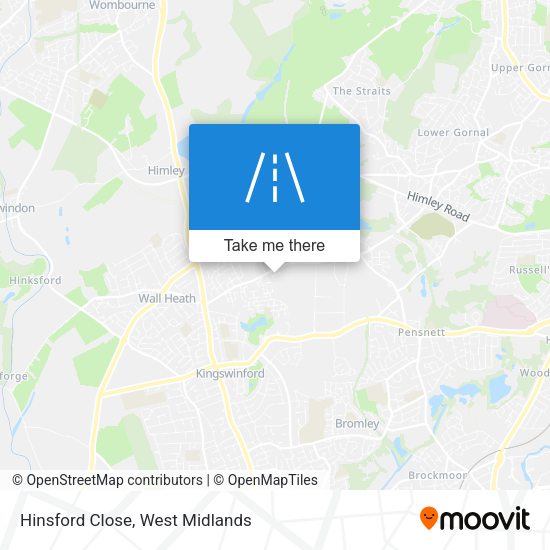 Hinsford Close map
