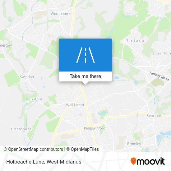 Holbeache Lane map
