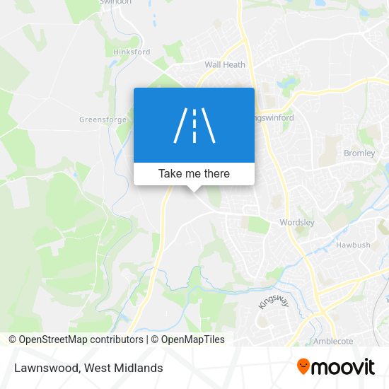 Lawnswood map