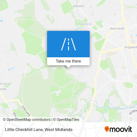 Little Checkhill Lane map
