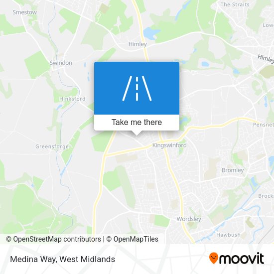 Medina Way map