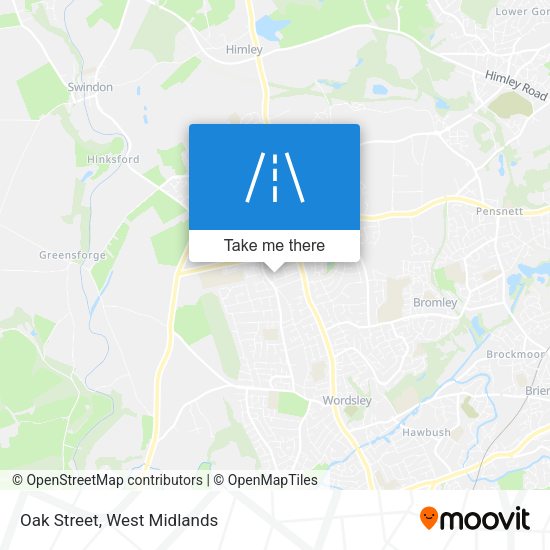 Oak Street map