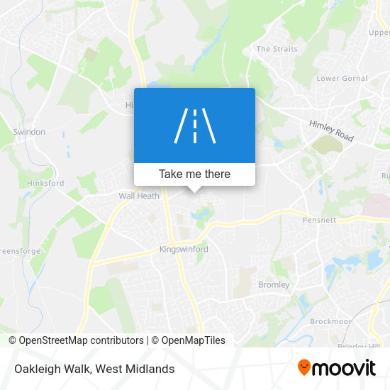 Oakleigh Walk map