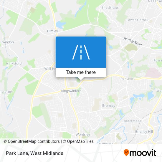 Park Lane map