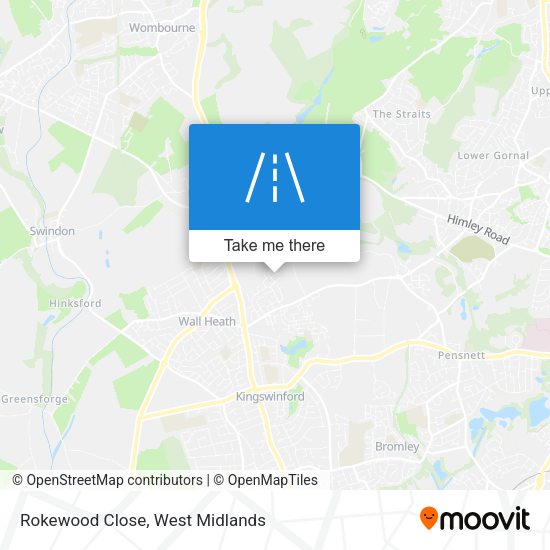 Rokewood Close map