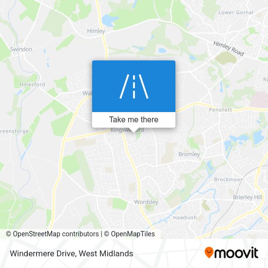 Windermere Drive map