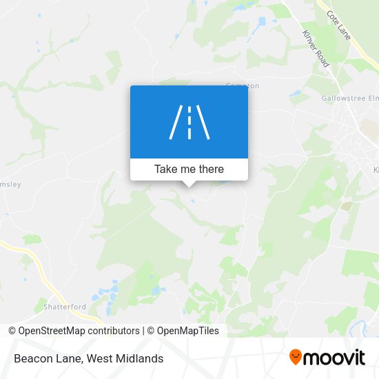 Beacon Lane map
