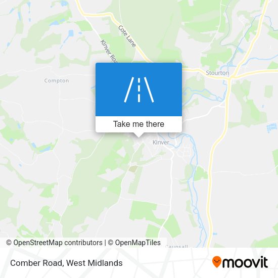 Comber Road map