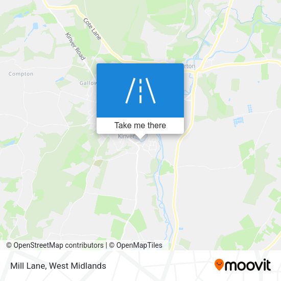 Mill Lane map