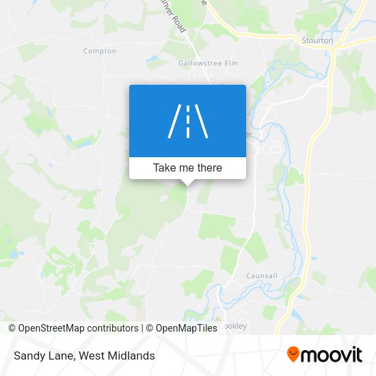 Sandy Lane map