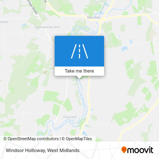 Windsor Holloway map