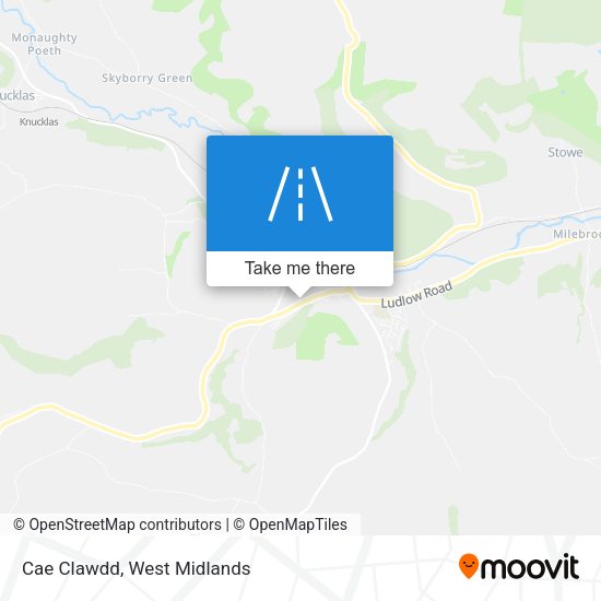 Cae Clawdd map