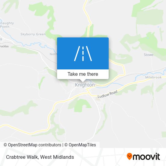Crabtree Walk map