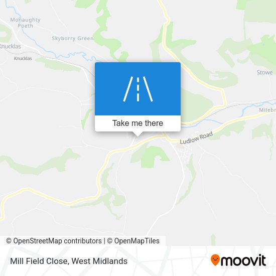 Mill Field Close map