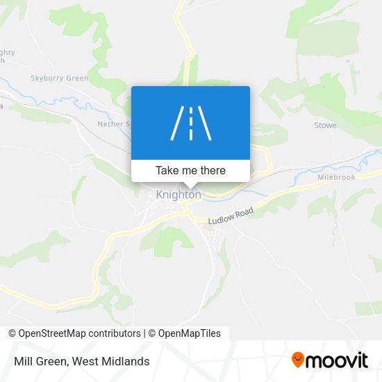 Mill Green map