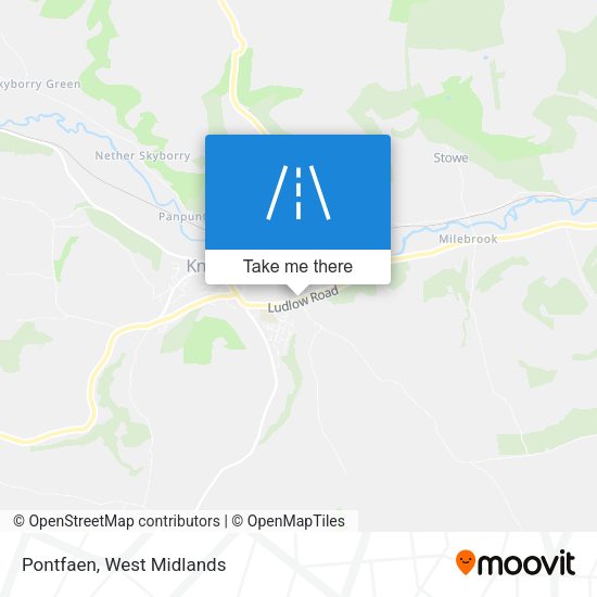 Pontfaen map
